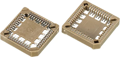 Vista 6 de PATIKIL PLCC32P IC Socket 32Pin 0.050 in Pitch SMT Dispositivos montados en superficie para placa PCB Paquete de 2