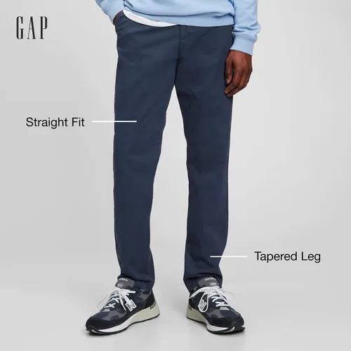 Vista 2 de GAP Essential Khaki Straight Taper Fit para hombre