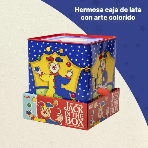 Vista 5 de Muñeco en caja de sorpresas de Schylling, Jester Jack