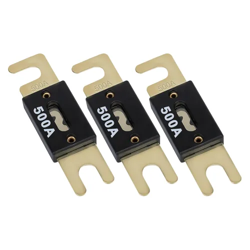Vista 10 de 3 Fusibles de Cuchilla ANL de 30 Amperios 32VDC, Fusibles para Automóvil, Fusibles Marinos, Fusible en Línea ANL Chapado en Oro Compatible