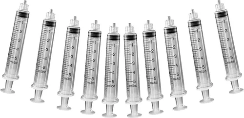 Vista 6 de Creative Hobbies® jeringa aplicadora de pegamento para strass plano y manualidades, 5 ml con punta de precisión de calibre 18 - Paquete de valor