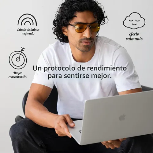 Vista 2 de TrueDark Daylights por Dave Asprey Gafas de bloqueo de luz azul diurna Aviator