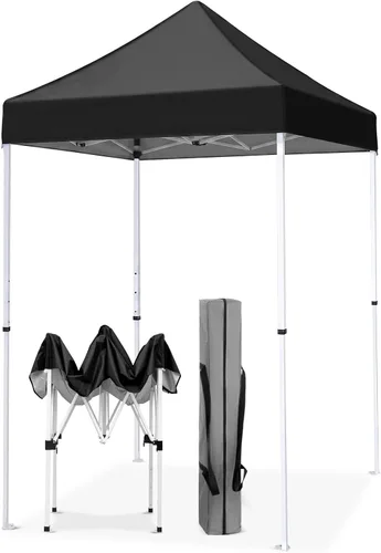 Vista 51 de EAGLE PEAK - Toldo desplegable de 5 x 5, toldo instantáneo para exteriores, fácil de instalar, refugio plegable de pierna recta (beige)