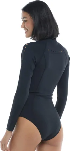 Vista 2 de Body Glove Traje de baño de una pieza estándar de manga larga para mujer con UPF 50+