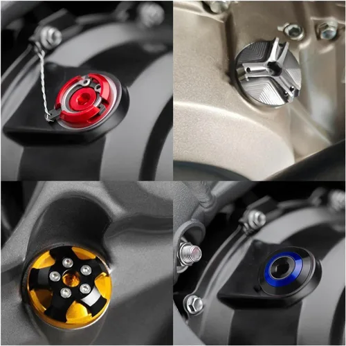 Vista 6 de Fuel Gas Tank Cap Cover for YA&MAHA TMAX 500 530 560 MT-03 MT FZ 09 Motorcycle Oil Cup Filter Fuel Filler Tank Cover Cap