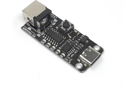 Vista 5 de 2 unids USB-C PD QC DC5V 9V 12V 15V 20V voltaje ajustable módulo de disparador de potencia 5A Tipo-C entrada hembra