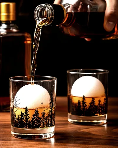 Vista 9 de TOOWELL Juego de 2 vasos de whisky, regalos de jubilación para hombres y mujeres, 11 onzas, vidrio de bourbon antiguo hecho a mano, regalos