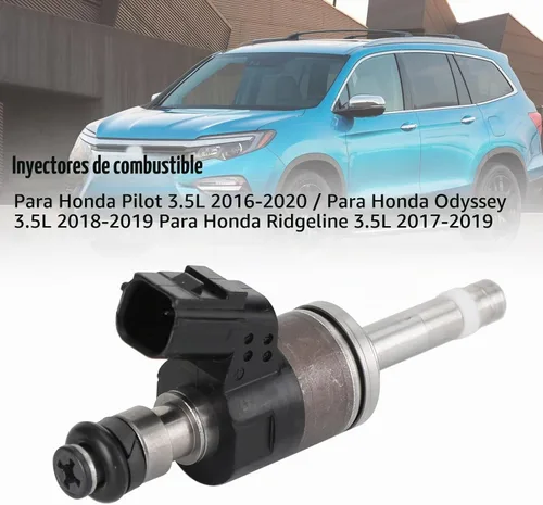 Vista 2 de Inyector de combustible Compatible con Honda 3.5L Pilot 2016-2020, Odyssey 2018-2019, Ridgeline 2017-2019, Inyector de combustible reemplaza