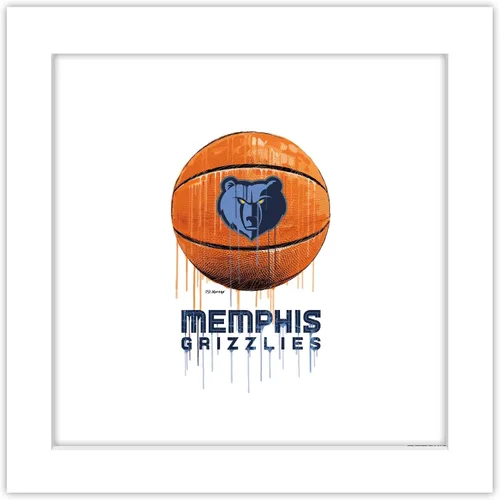 Vista 10 de Trends International Gallery Pops NBA Memphis Grizzlies - Póster de pared de baloncesto por goteo, 12.00 x 12.00 pulgadas, versión de marco negro