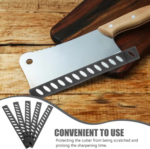 Vista 4 de EXCEART Protectores de cuchillos, protectores de cuchillas, cubiertas de plástico para cortadores de cocina, fundas de protección de cuchillas
