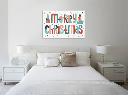 Vista 2 de Jaxson Rea "Retro Holiday I Gallery Wrapped Canvas by Laura Marshall, 15" x 10