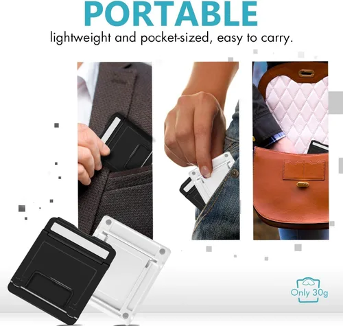 Vista 6 de COOLOO Soporte para teléfono celular, paquete de 4, soporte para tableta multiángulo, soporte universal para escritorio, teléfono compatible con 13