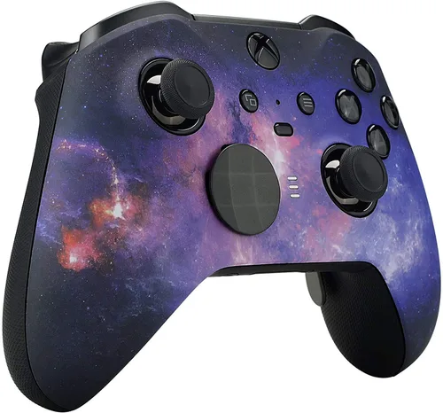 Vista 2 de 7 Watts Elite Series 2 Controller Modded - Custom Pro Rapid Fire Mod - for Xbox One Series X S Wireless Wired PC Gaming - Nebula Galaxy