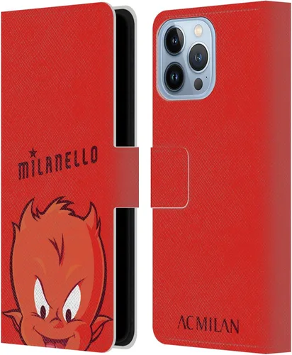 Vista 92 de Head Case Designs Officially Licensed AC Milan Dream Big Children Leather Wallet Case Compatible with Apple iPhone 11
