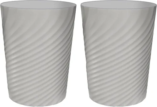 Vista 12 de DAJITRE Cubo de basura pequeño de 1.8 galones, papelera de reciclaje de perfil delgado para espacios compactos, baño, oficina, dormitorio, cocina