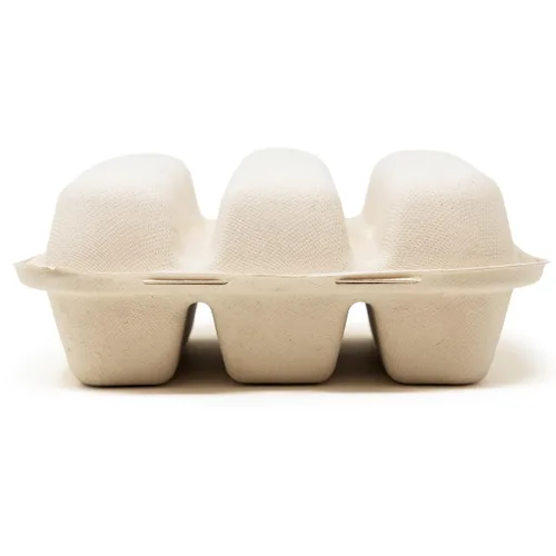 Vista 4 de World Centric - TO-SC-T3 Contenedores 100% compostables para llevar, hechos de fibra vegetal sin blanquear, contenedores de 3 compartimentos