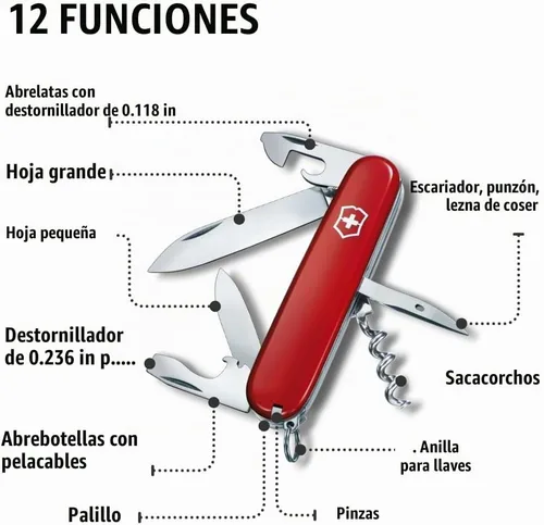 Vista 4 de Victorinox - Navaja de bolsillo suiza Spartan