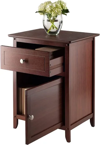 Vista 8 de Winsome Wood Nolan Occasional Table + Eugene Accent Table Bundle Madera maciza