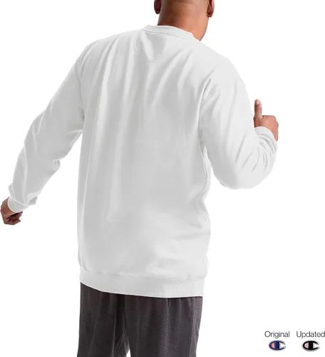 Vista 48 de Champion Sudadera de forro polar de peso medio con cuello redondo para hombre (regular o grande y alto)