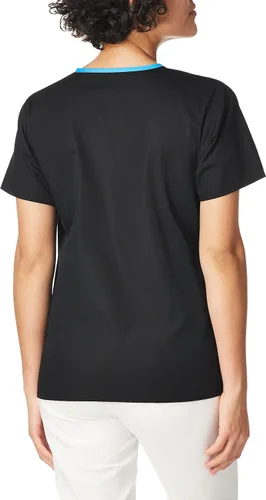 Vista 4 de WonderWink Charlie Uniformes médicos de 5 bolsillos, con cuello en Y para mujer