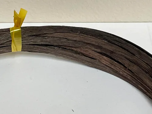 Vista 8 de Cesta de silla de muebles planos de ratán con bastón de reparación natural, marrón oscuro
