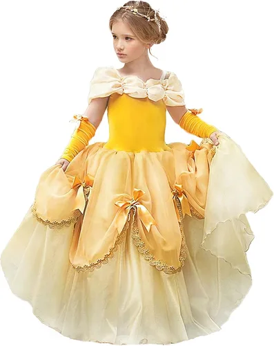 Vista 7 de Disfraz de princesa para niñas, disfraz de hada de Halloween para niñas, vestidos para ocasiones especiales, fiesta de cumpleaños Aurora