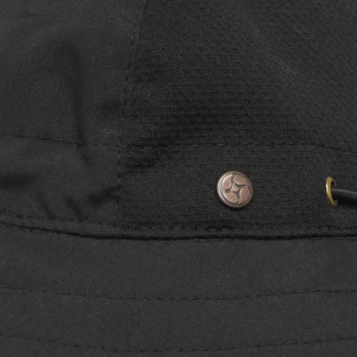 Vista 6 de BUILTCOOL Gorra de cubo con panel de malla para adultos, sombrero Boonie para pesca, campamento y kayak
