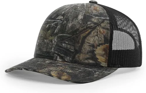 Vista 130 de Richardson 112 Gorra de Camionero - Gorra Snapback Ajustable Premium - Gorras Richardson en Blanco de Seis Paneles Estructurados Árbol real Max 7