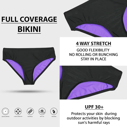 Vista 4 de ZeroXposur Womens Swimsuits Tankini Top and Bikini Briefs Set - Plus Size Tankini Swimsuits for Women