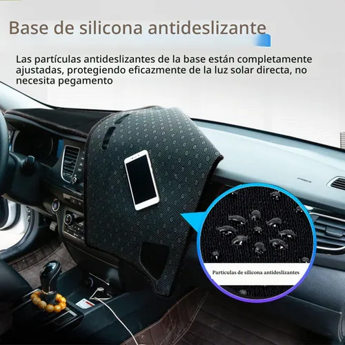 Vista 7 de Cubierta de salpicadero para salpicadero, tapete personalizado para Jeep Grand Cherokee 2011-2021 (no para Jeep Cherokee y Grand Cherokee L), Negro
