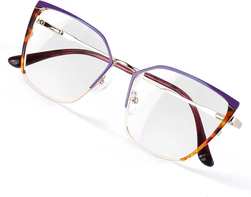 Vista 16 de Lentes de luz azul para mujeres y hombres, anteojos de computadora para hombres y mujeres, antifatiga, gafas de pantalla HD para oficina, lectura