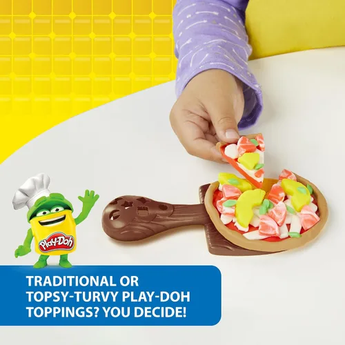 Vista 12 de Play-Doh Stamp 'N Top - Juguete para horno de pizza con 5 colores no tóxicos