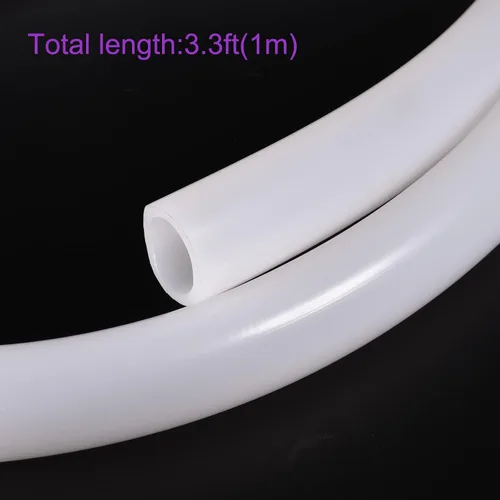 Vista 4 de DMiotech 7/8 "(22mm) ID 1 "(26mm) OD 3.3 pies tubo de silicona translúcido industrial tubo de silicona para bomba de aire de agua