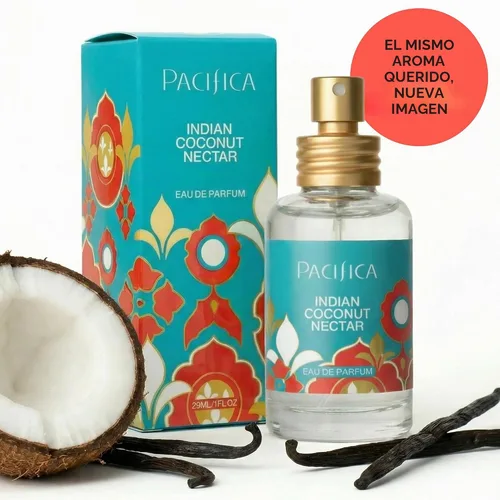 Vista 2 de Pacifica Aerosol de Perfume de Néctar de Coco Indio – Fragancia Tropical de Vainilla y Coco, Perfume Encaparable de Playa para Mujeres, Fórmula