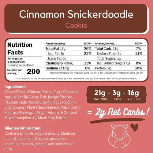 Vista 3 de ChipMonk Caja de galletas Keto Sampler (caja de aperitivos variada baja en carbohidratos, sin gluten, sin azúcar)