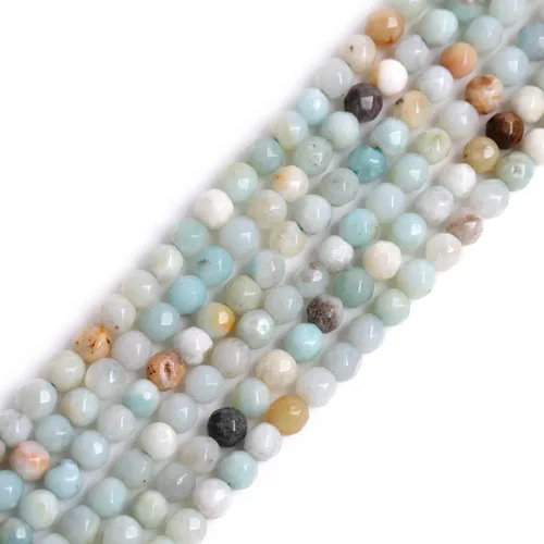 Vista 42 de GEM-Inside Cuentas espaciadoras redondas facetadas de gemas de lapislázuli azul natural semipreciosas de 2mm para hacer joyas 15
