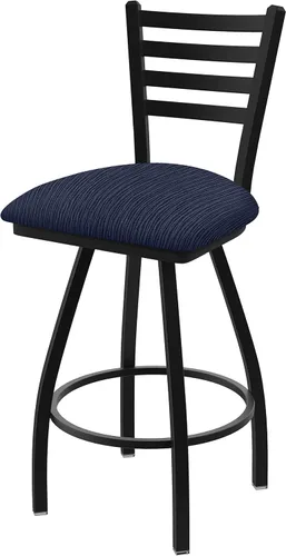 Vista 12 de XL 410 Jackie - Taburete giratorio de 25 pulgadas con acabado antiarrugas negro y asiento de vinilo negro