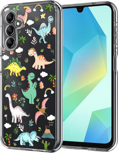 Vista 13 de Unov Funda compatible con Galaxy A10e Galaxy A20e funda transparente con diseño de TPU suave, absorción de golpes, patrón delgado en relieve