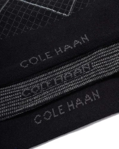 Vista 5 de Cole Haan Men's Dress Socks - Patterned Crew Socks (3 Pack)