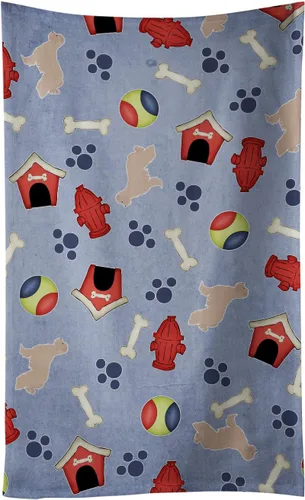 Vista 63 de Caroline's Treasures BB3948KTWL Affenpinscher Dog House Collection - Toalla de cocina para invitados, toalla de baño decorativa para cara, té, paño