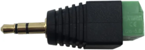 Vista 7 de CERRXIAN 0.138 in 3 polos audio estéreo vídeo macho a 3 tornillos hembra doble pista reemplazo auricular adaptador convertidor Balum sin soldadura