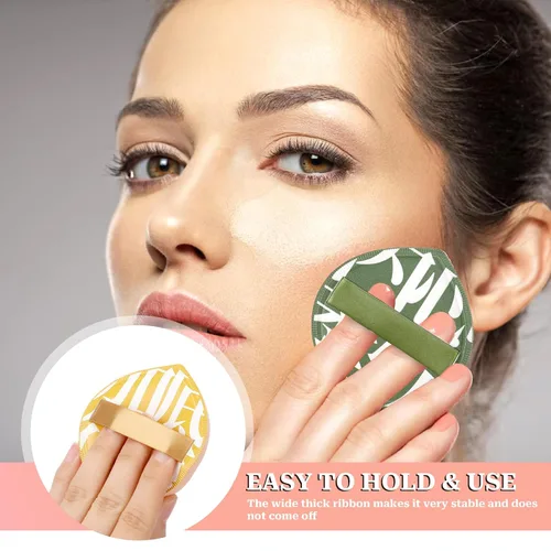 Vista 7 de 4 esponjas de maquillaje coreanas, suave en forma de lágrima, cojín cosmético, esponja de base para corrector, líquido, crema y polvo (tamaño grande)