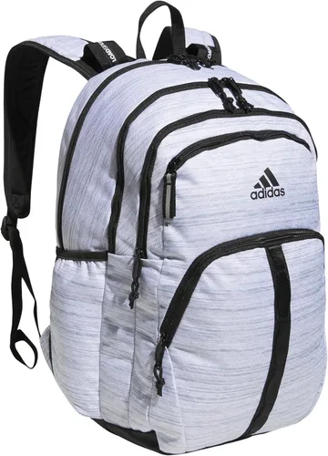 Vista 15 de adidas Mochila unisex Prime para trabajo, bolsa para laptop, mochila de viaje para mujeres y hombres con compartimento acolchado para laptop, Negro
