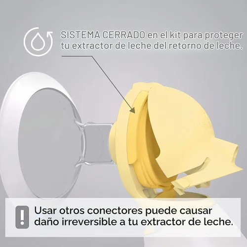 Vista 2 de Medela Conectores de repuesto PersonalFit Flex, 2 por paquete, compatibles con Freestyle Flex y Pump con estilo con extractores de leche MaxFlow