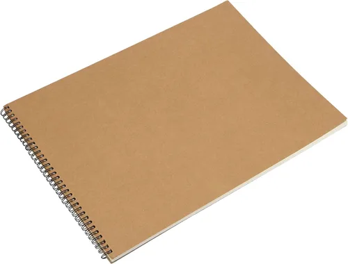 Vista 4 de MOUYAT 3 cuadernos de dibujo A3, 60 páginas/30 hojas de 16.5 x 11.7 pulgadas, bloc de dibujo encuadernado en espiral, bloc de dibujo de paisaje