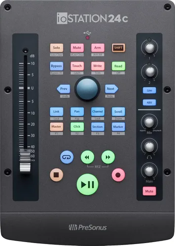 Vista 9 de PreSonus FaderPort Controlador DAW con software Studio One Pro