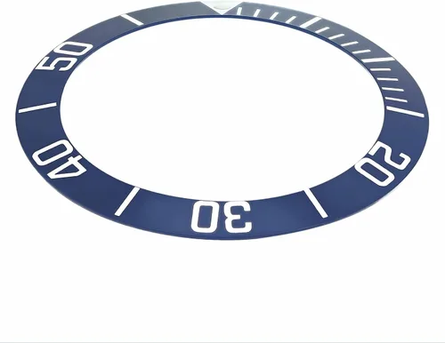 Vista 2 de Ewatchparts BISEL INSERTO PARA RELOJ TAG HEUER ACARACER 43MM 300 M, WAB 2010, WAB2011, AZUL