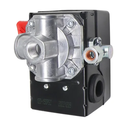 Vista 8 de Z-D26612 Interruptor de presión del compresor de aire para cable Porter 150/120 PSI D26612 4 puertos