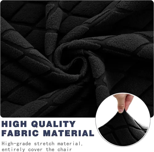 Vista 2 de Funda elástica para silla reclinable, 8 piezas de 1, 2, 3 plazas, funda para sillón reclinable con bolsillo y protector de muebles