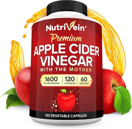 Vista 8 de Nutrivein Glutatión liposomal premium, cápsulas de vinagre de sidra de manzana y suplemento de vitamina C: Vitamina C, cápsulas ACV y suplemento